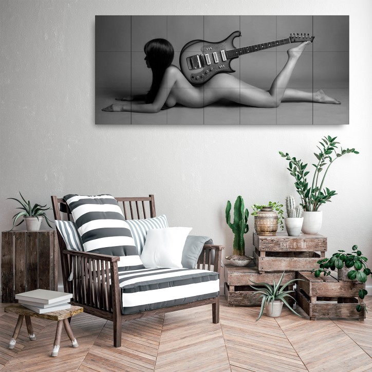 Curvart Dimensions Chica Musical Guitarra